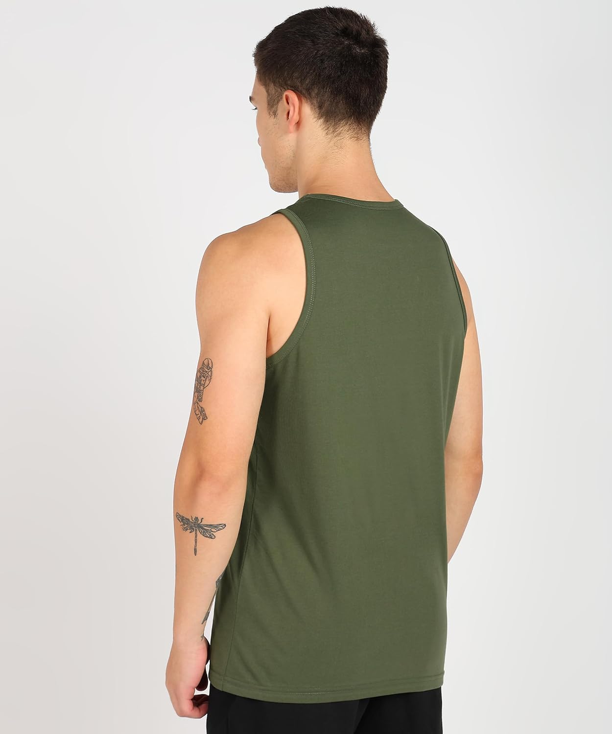Alan Jones Clothing Men's Cotton Sleeveless Regular Fit T-Shirt-4
