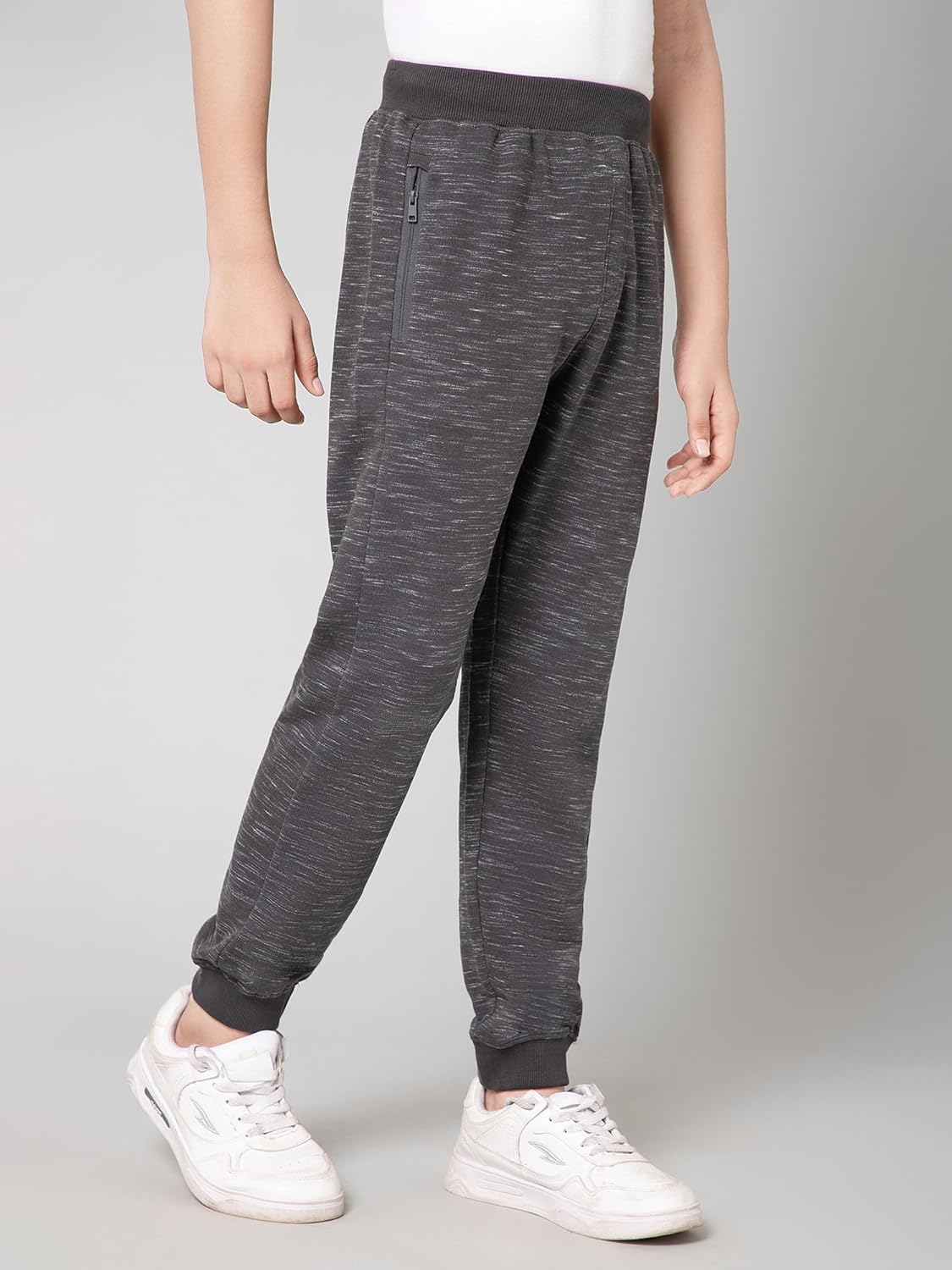 Alan Jones Clothing Boys Solid Joggers Trackpants