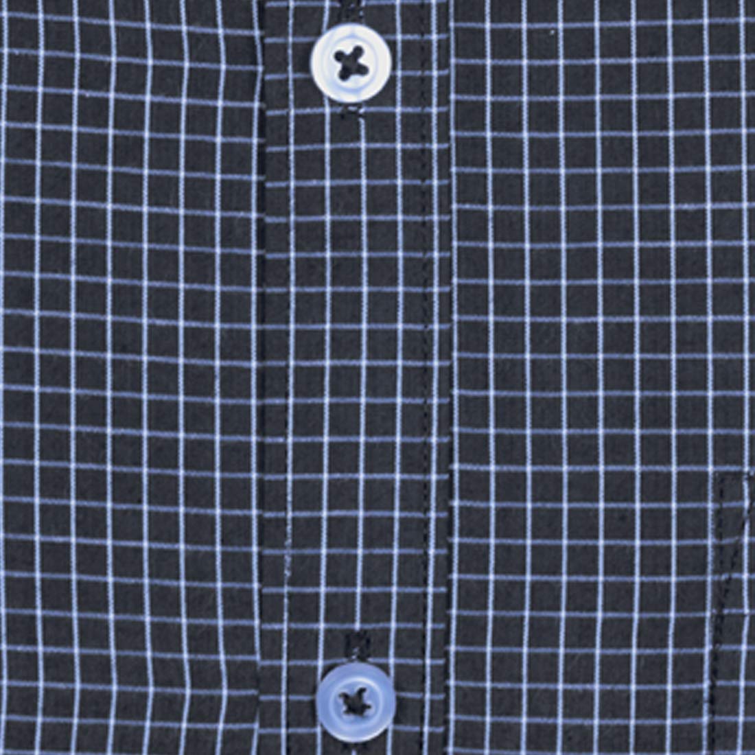 Accox Men's Cotton Checkered Formal Shirt (B08N4YPFY1)