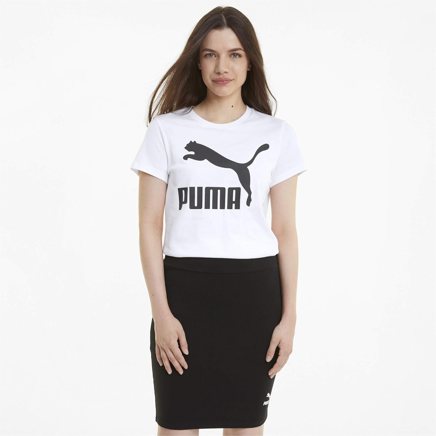 Puma Womens Regular Cotton Classics Logo Tee