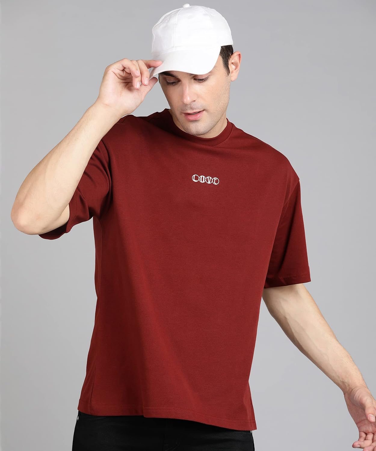 Alan Jones Clothing Men's Printed Premium Heavy Gauge Cotton Oversized T-Shirt-3