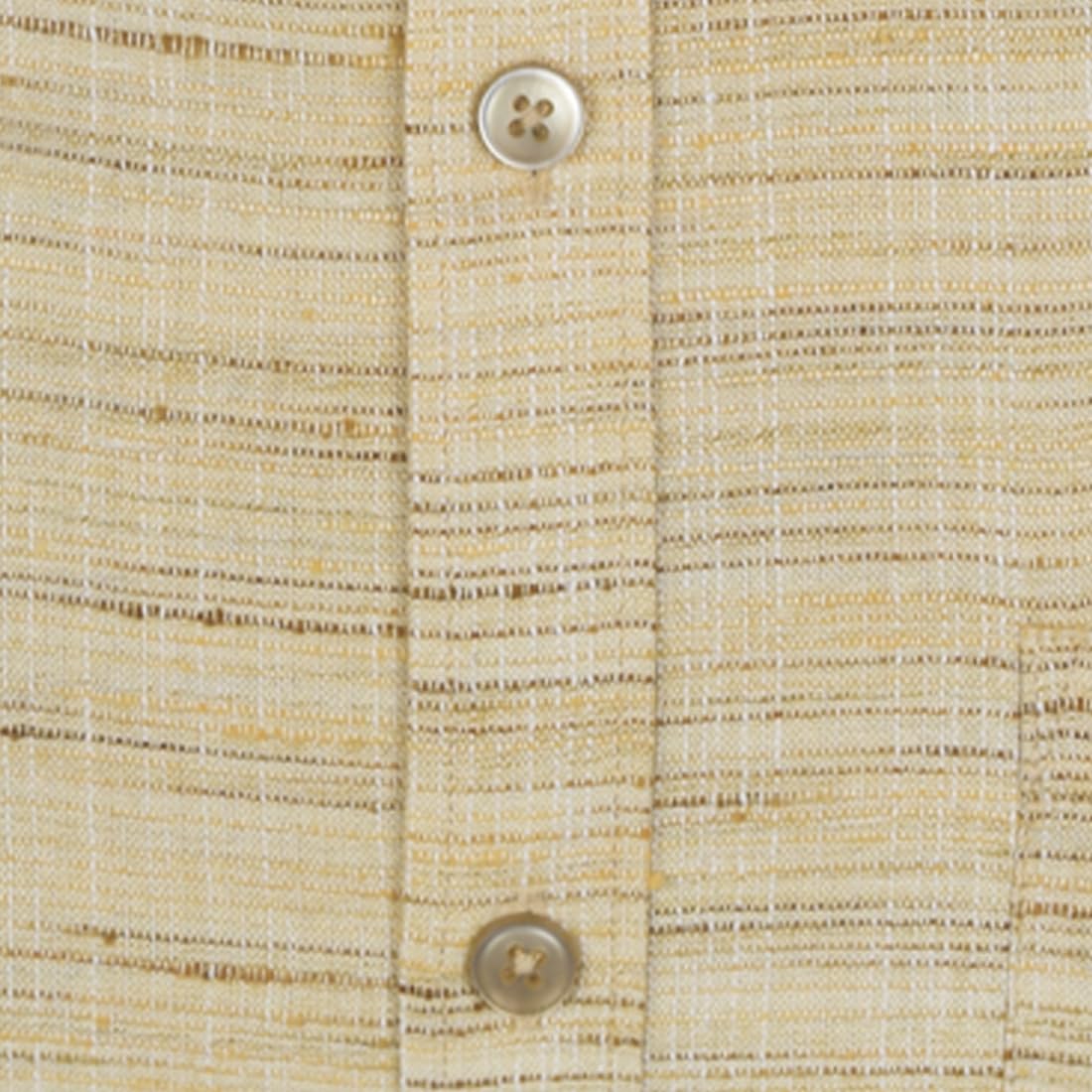 Accox Men's Cotton Linen Plain Formal Shirt (B0CVQN7BR7)