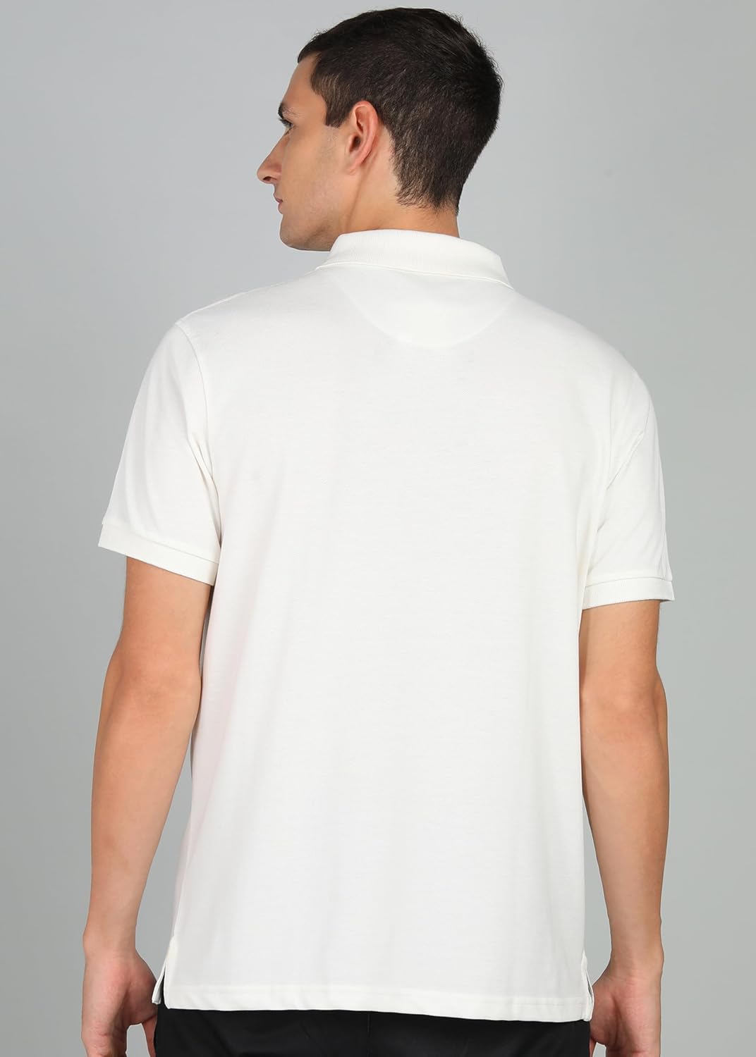 Alan Jones Clothing Solid Men's Polo Neck Regular Fit T-Shirt-4