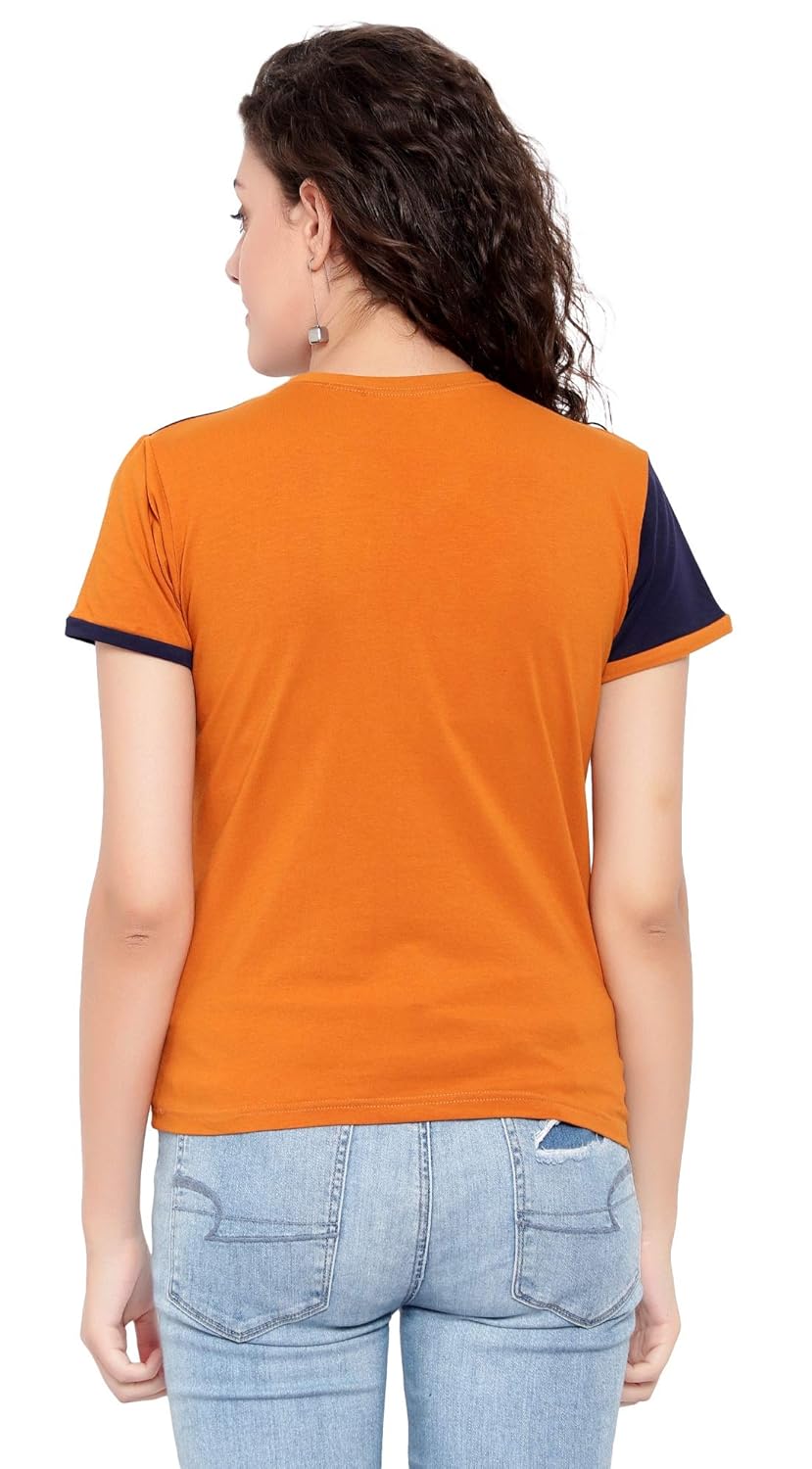 GRECIILOOKS Women's New Check Plain Lycra 3/4 Sleeve Regular Fit Top