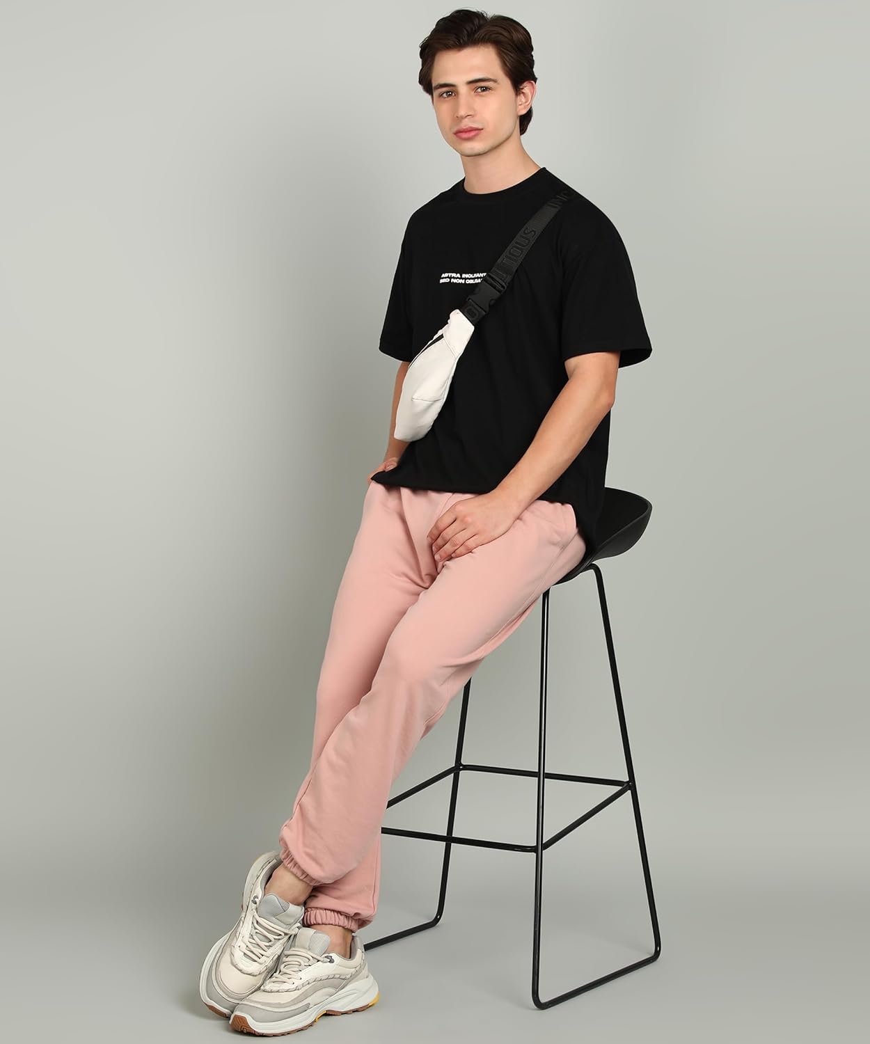 Alan Jones Clothing Men Solid Regular Fit Joggers Track Pant-2