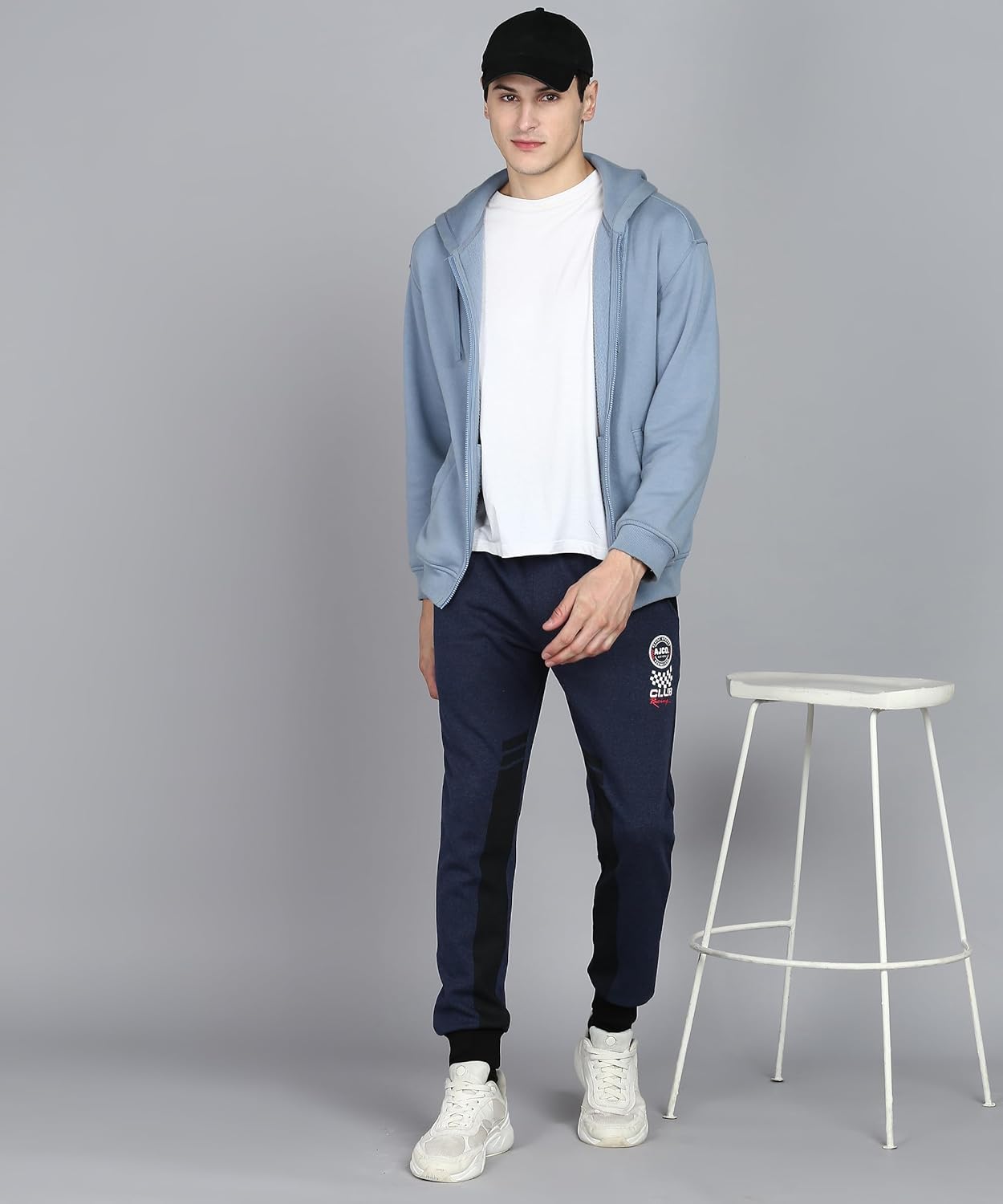 Alan Jones Clothing Men's Printed Cotton Joggers Track Pant