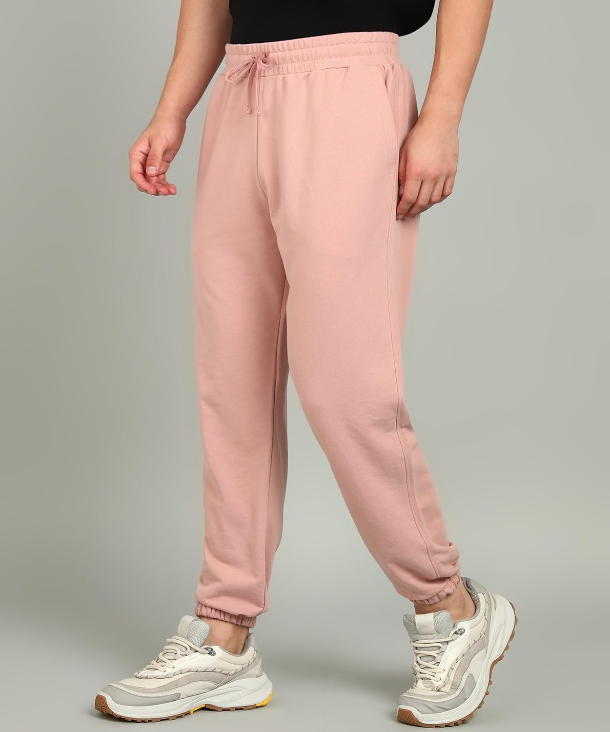 Alan Jones Clothing Men Solid Regular Fit Joggers Track Pant-3