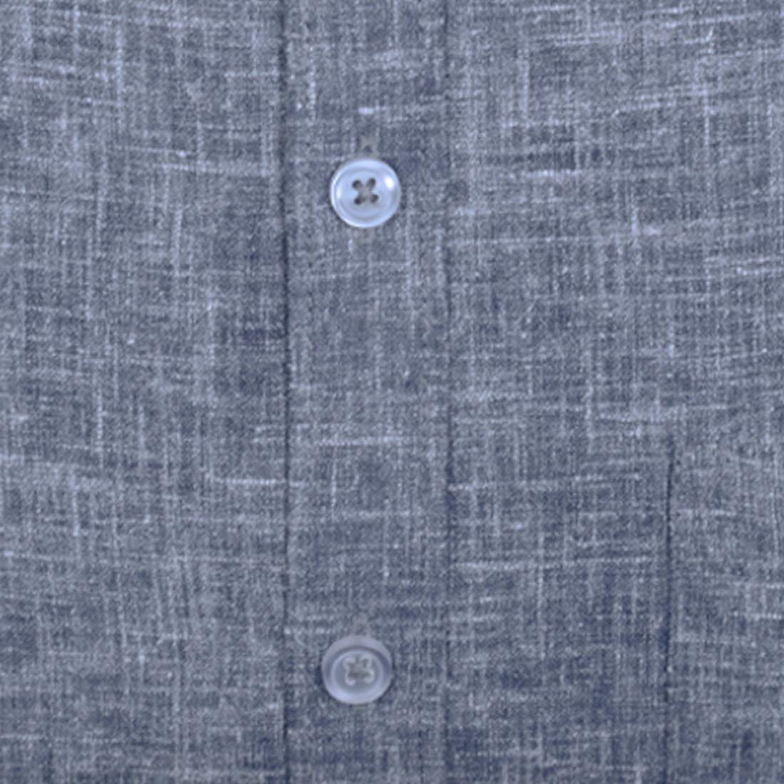 ACCOX Men's Half Sleeves Formal Regular Fit Cotton Linen Shirt(GC311)