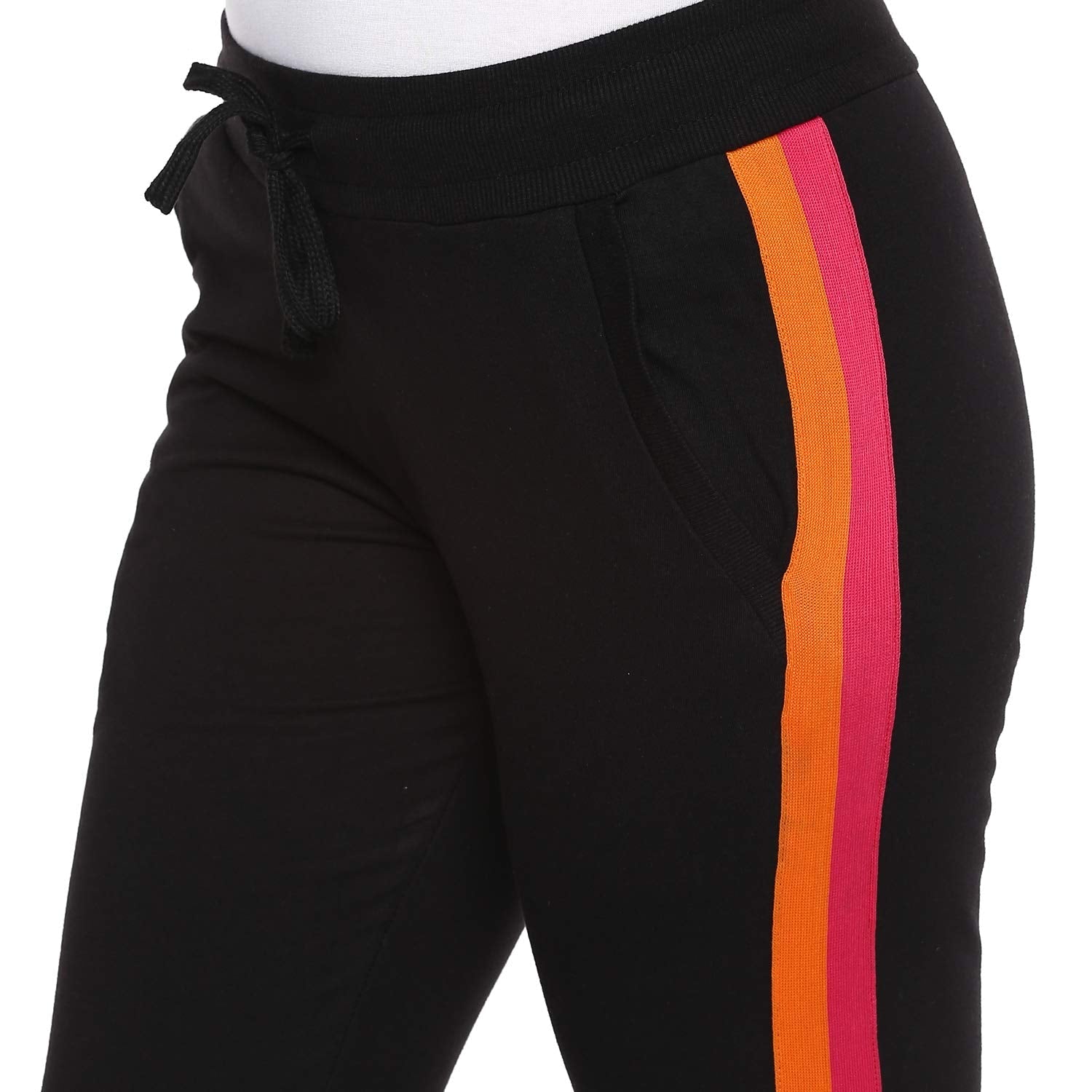Alan Jones Clothing Women's Side tape Joggers Track Pants