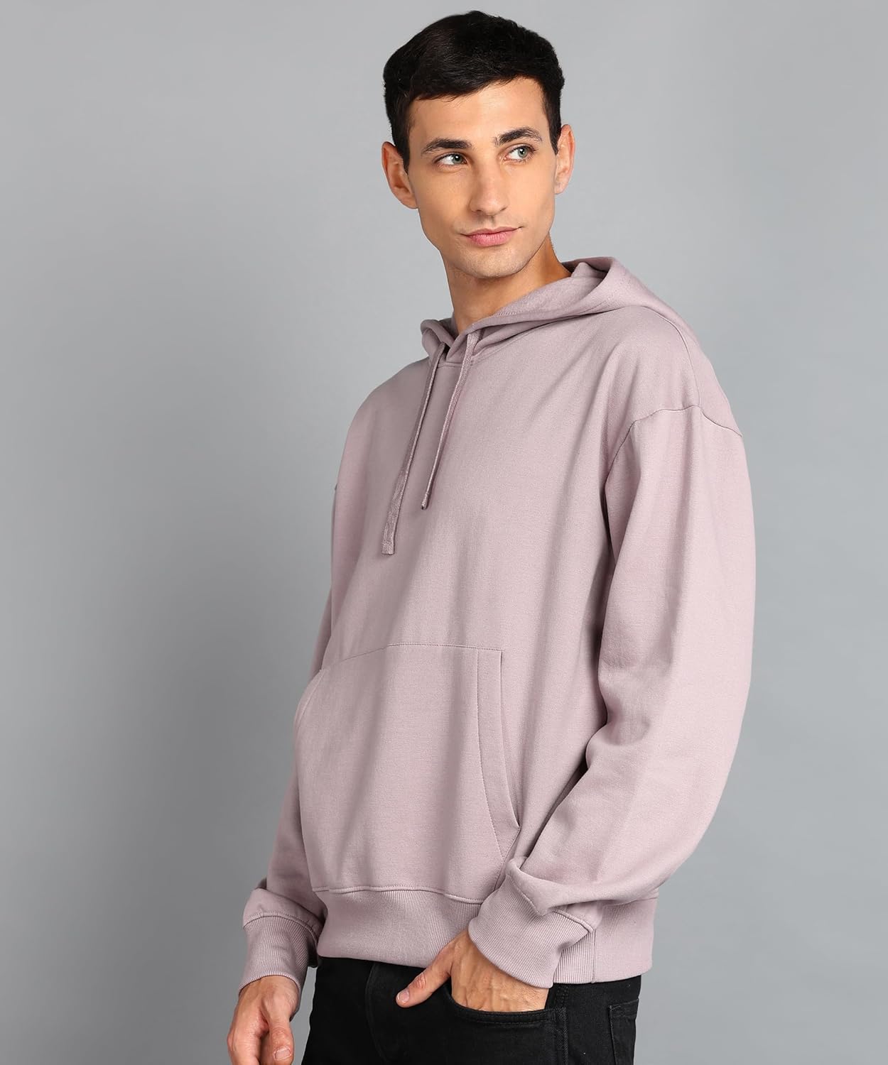 Alan Jones Clothing Men's Cotton Oversize Hooded Hoodie-5