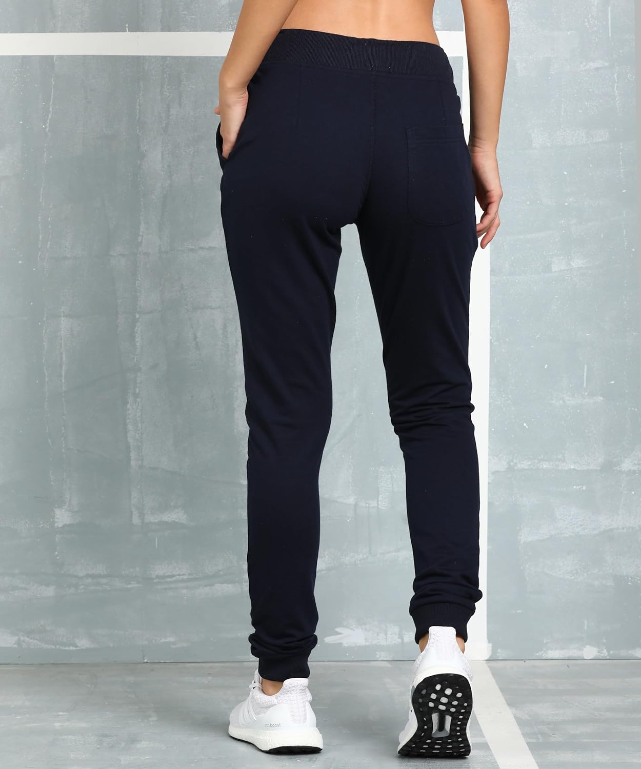 Alan Jones Clothing Women's Slim Fit Embellished Joggers Track Pants