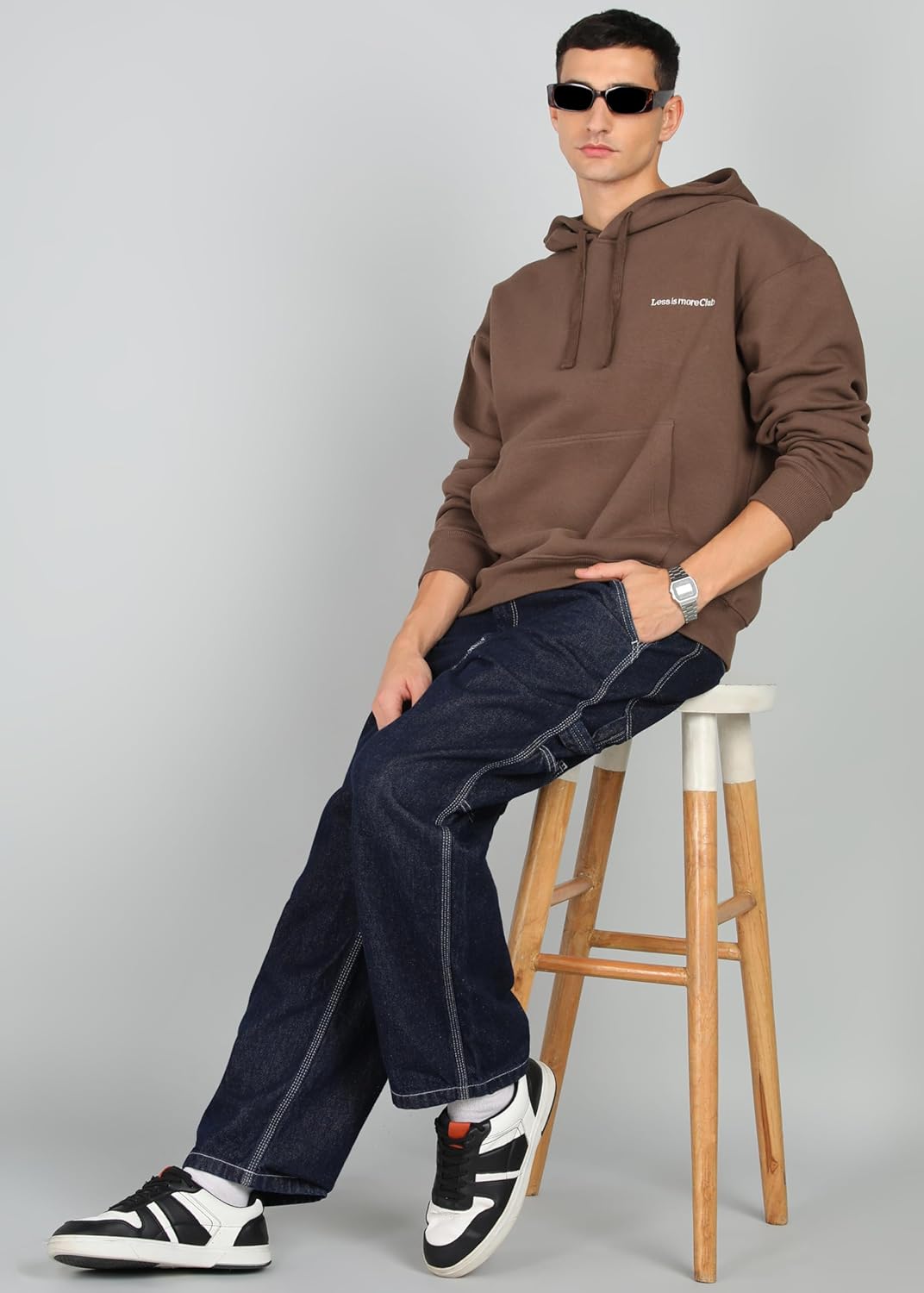 Alan Jones Clothing Cotton Blend Printed Men's Oversize Hooded Neck Hoodies