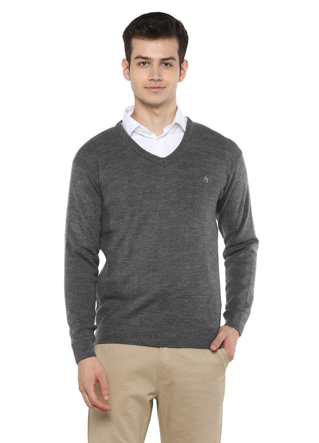 Buy Online Alan Jones Clothing Men's Acrylic V-Neck Sweater
