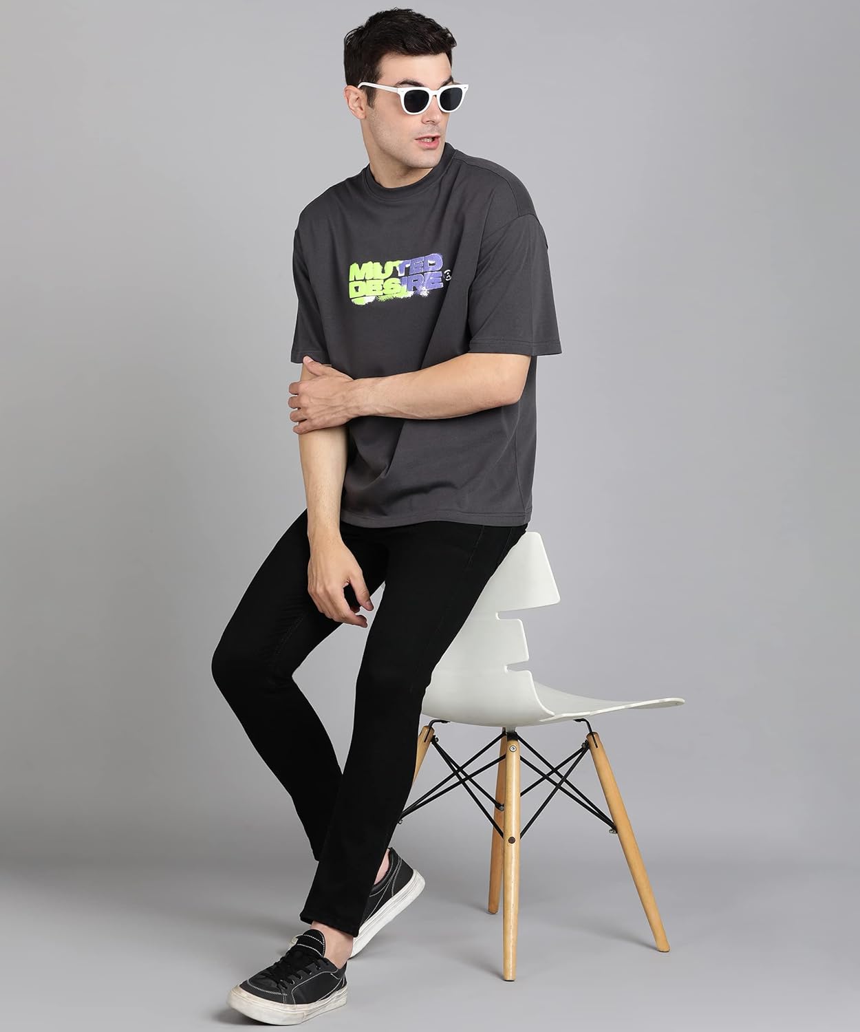 Alan Jones Clothing Men's Printed Premium Heavy Gauge Cotton Oversized T-Shirt-3