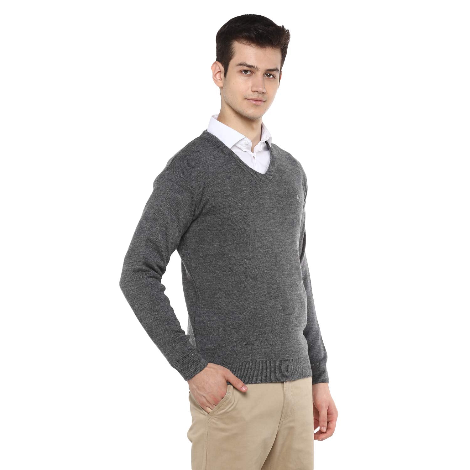 Alan Jones Clothing Men's Acrylic V-Neck Sweater