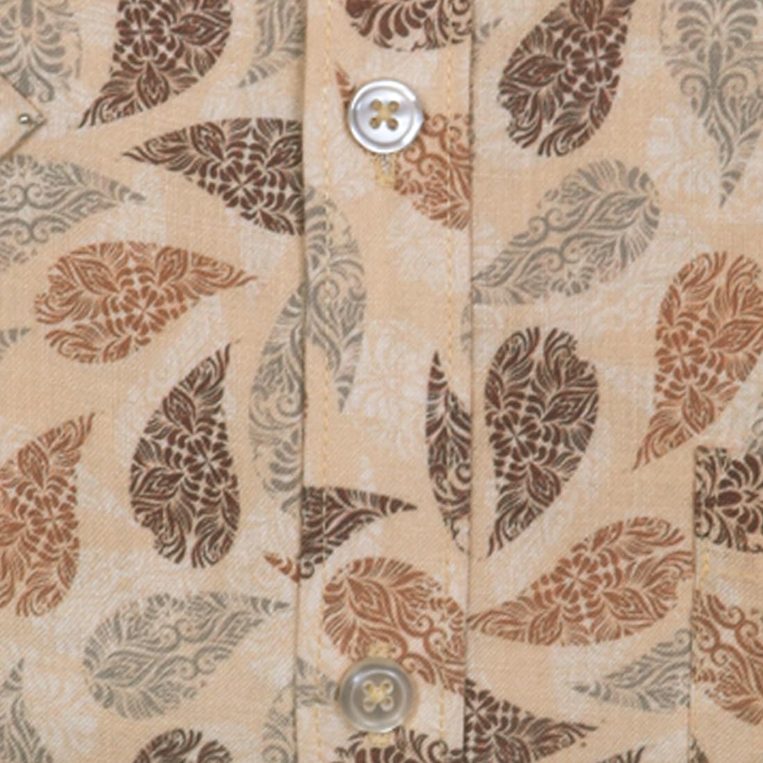 Accox Men's Cotton Printed Formal Shirt (B0D8BNK1H9)