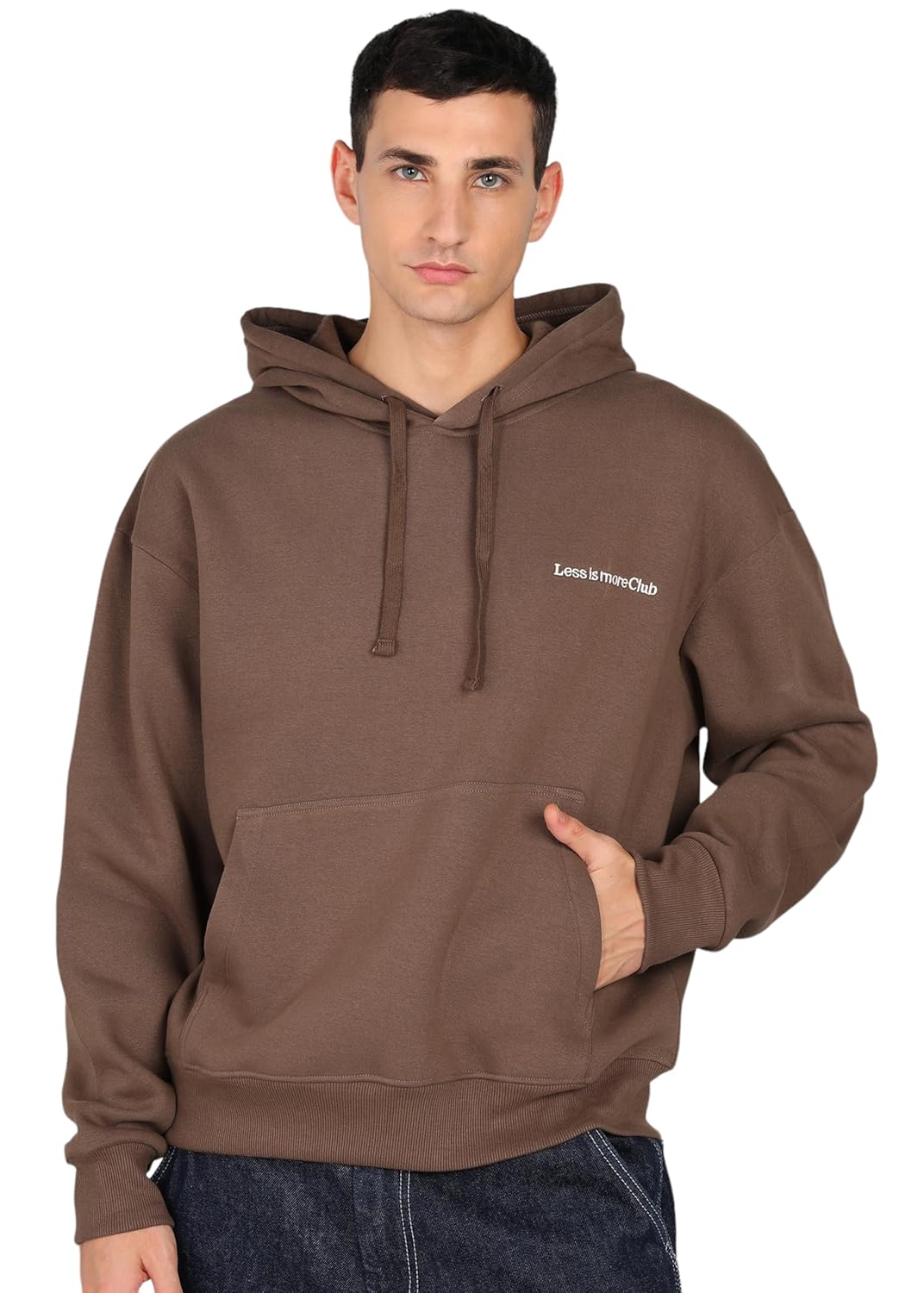 Buy Online Alan Jones Clothing Cotton Blend Printed Men's Oversize Hooded Neck Hoodies