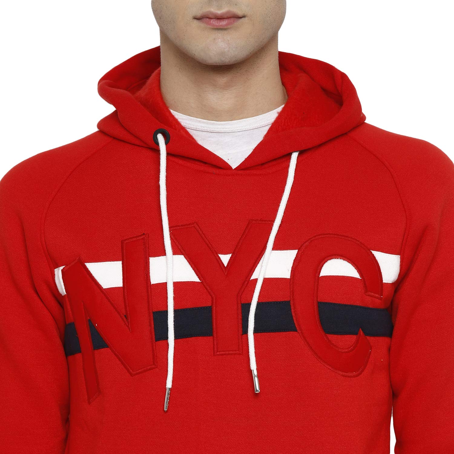 Alan Jones Clothing Men's Poly Cotton Hooded Neck Sweatshirt