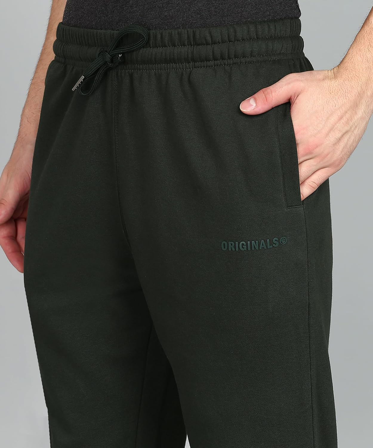 Alan Jones Clothing Men's Fleece Jogger Regular Pants For Winterwear