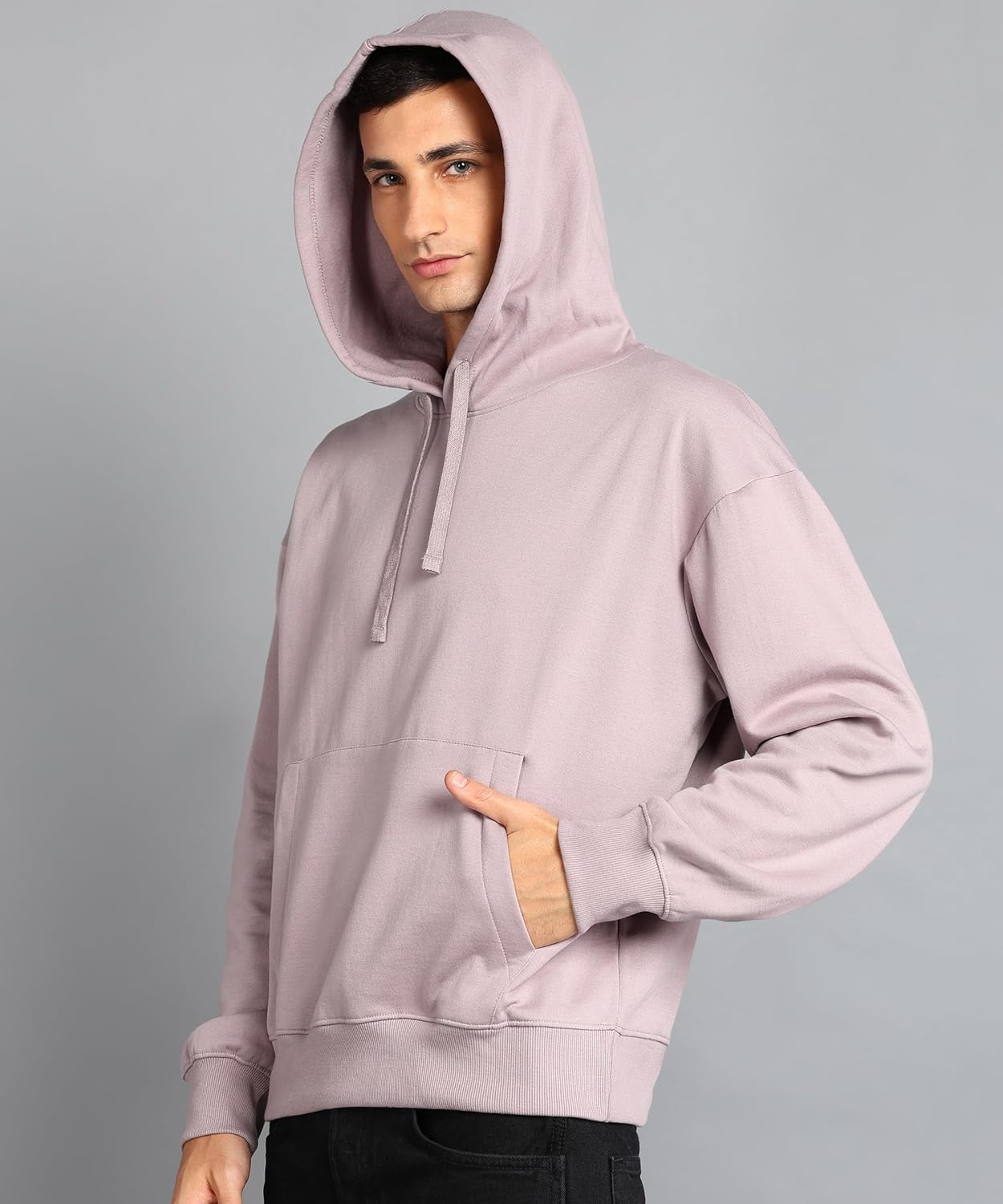 Alan Jones Clothing Men's Cotton Oversize Hooded Hoodie-3