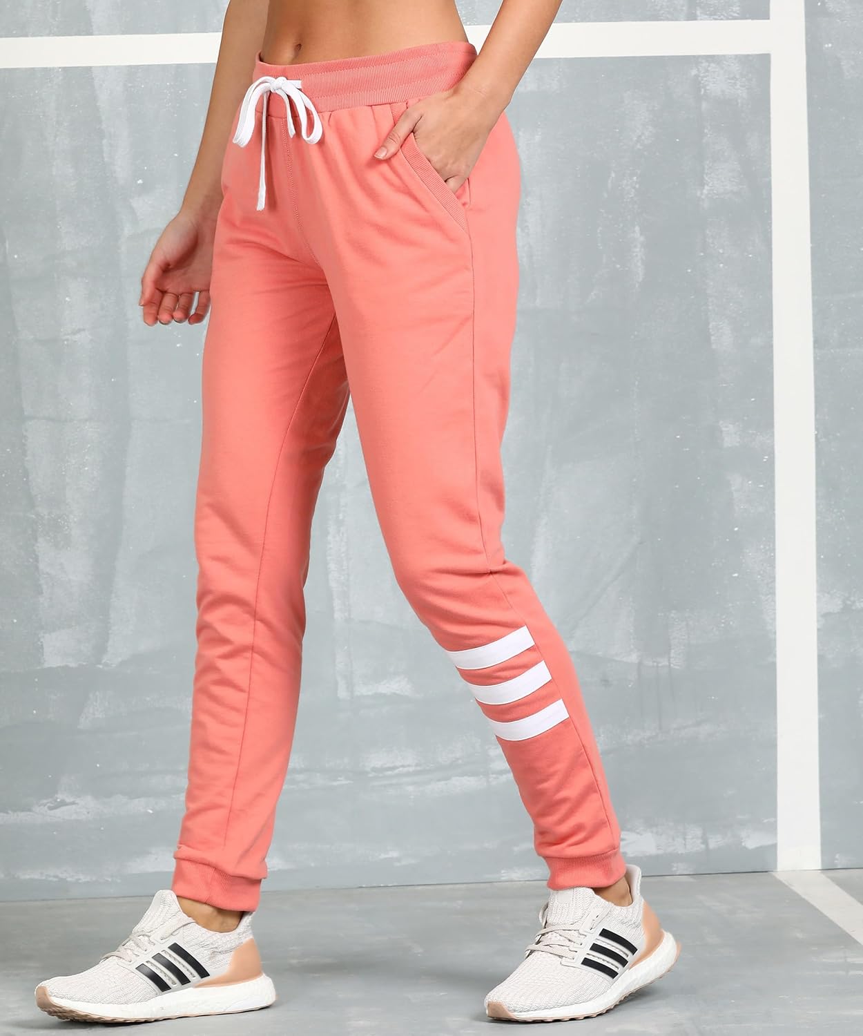 Alan Jones Clothing Women's Solid Slim Fit Joggers Track Pant