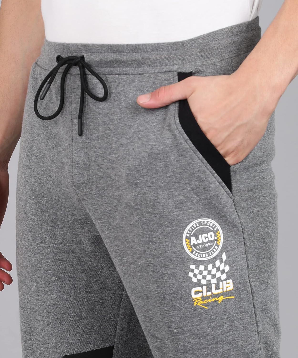 Alan Jones Clothing Men's Printed Cotton Joggers Track Pant-5