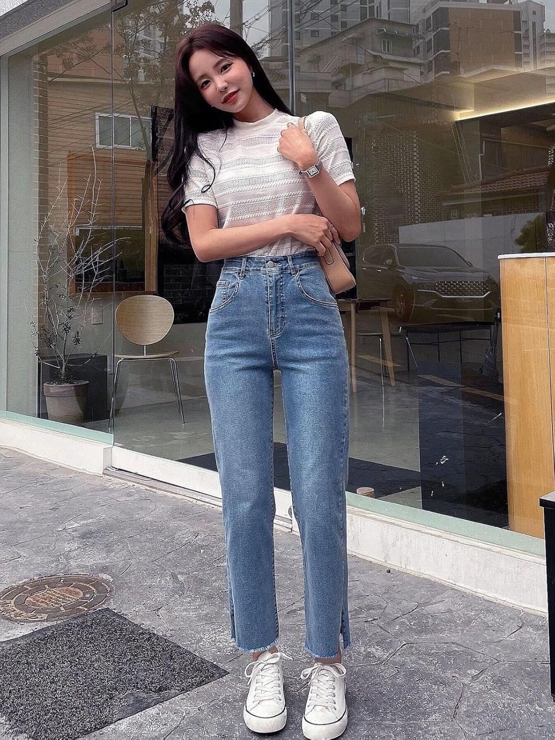 GRECIILOOKS Regular Pant Baggy High Waist