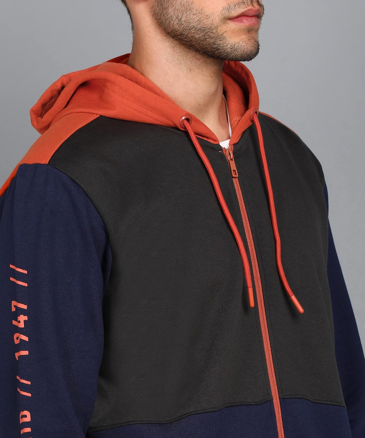 Alan Jones Clothing Men's Cotton Blend Hooded Neck Hoodies