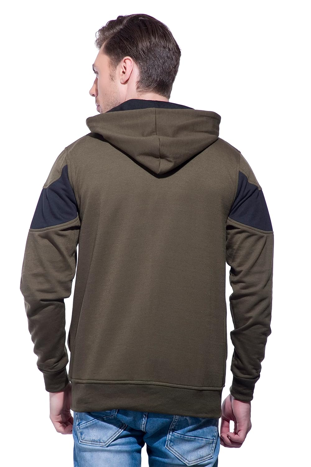 Alan Jones Clothing Men's Cotton Hooded Neck Sweatshirt-3