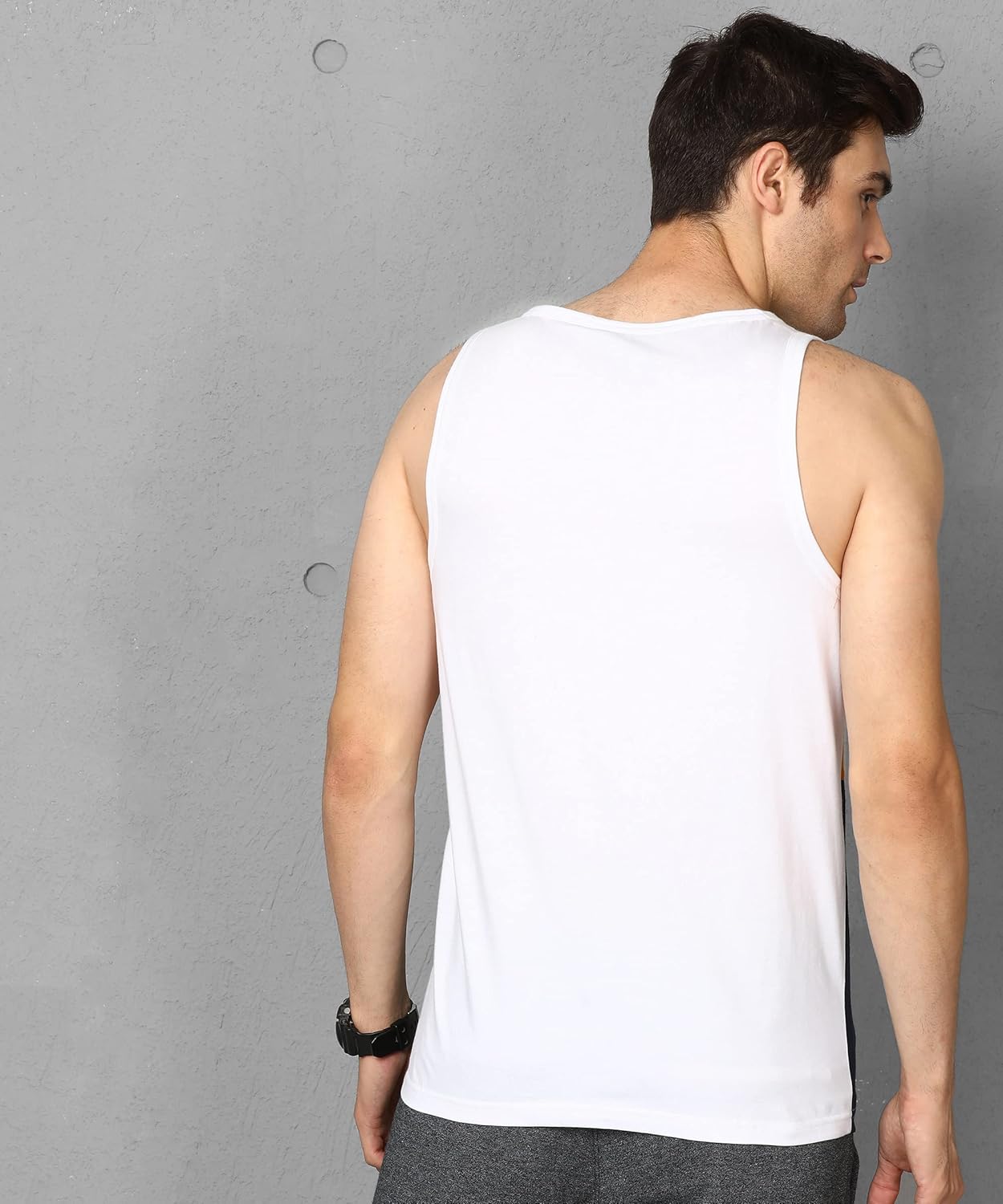 Alan Jones Clothing Men's Cotton Sleeveless Regular Fit T-Shirt-3