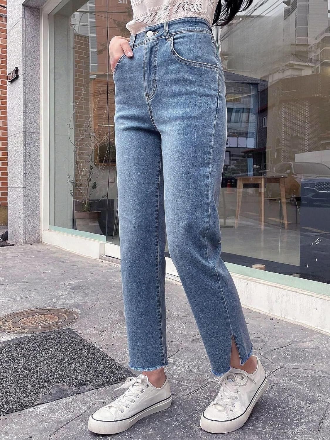 GRECIILOOKS Regular Pant Baggy High Waist