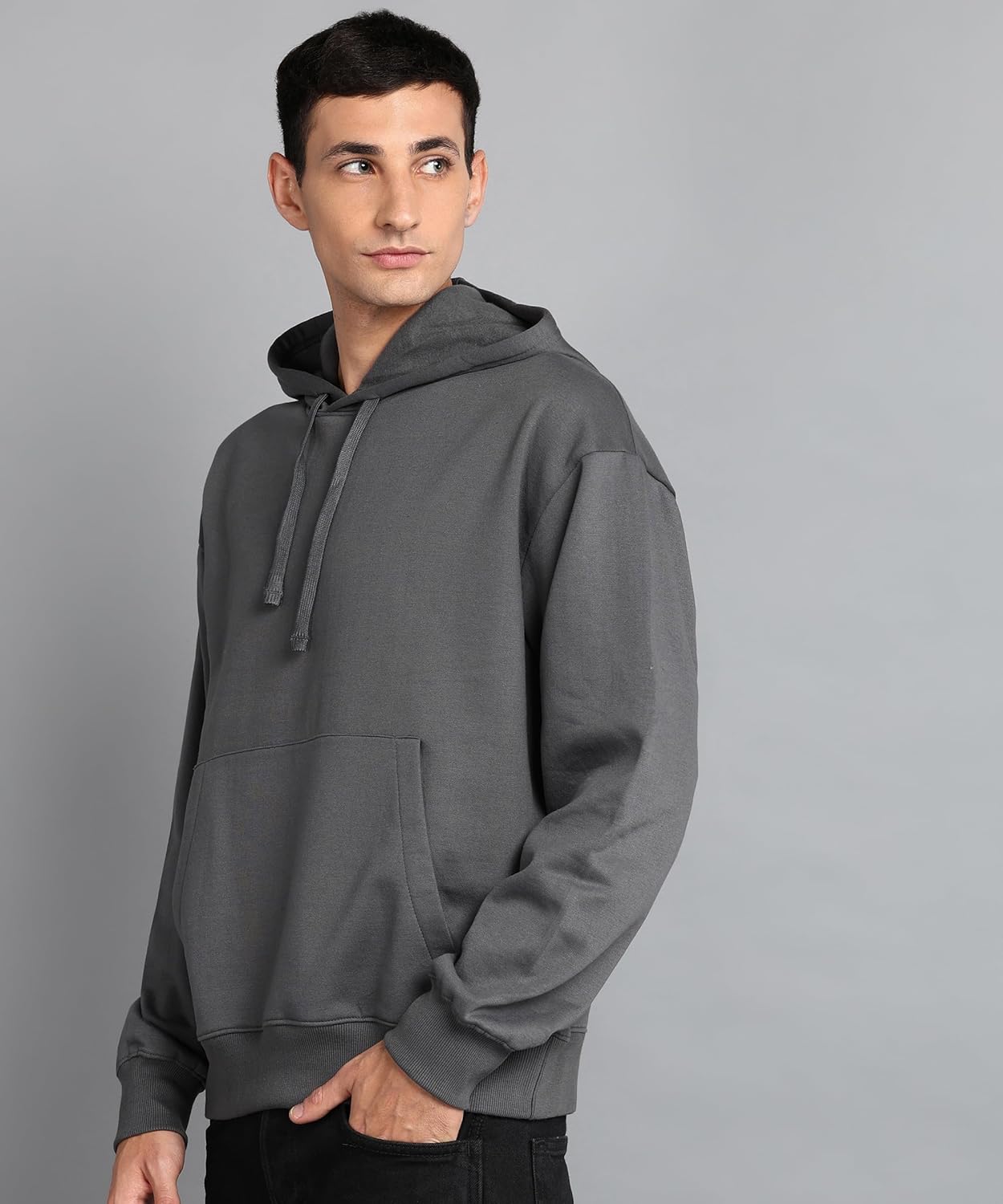 Alan Jones Clothing Men's Cotton Oversize Hooded Hoodie
