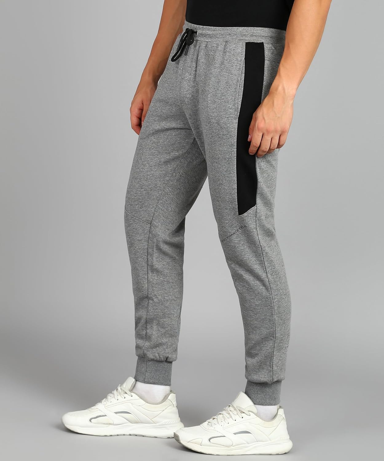 Alan Jones Clothing Men's Solid Regular Fit Joggers Track Pant