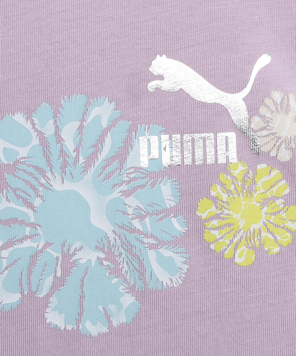 Puma Girl's Printed Regular Fit T-Shirt