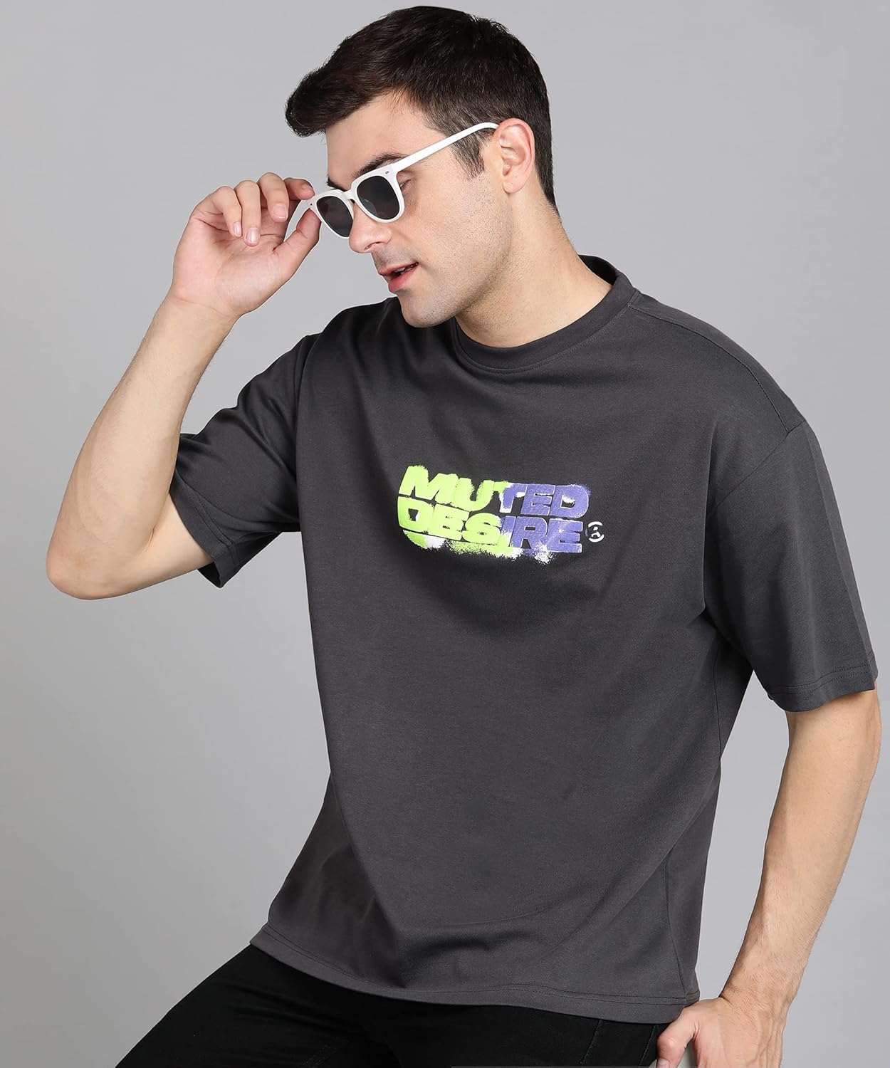 Alan Jones Clothing Men's Printed Premium Heavy Gauge Cotton Oversized T-Shirt-4