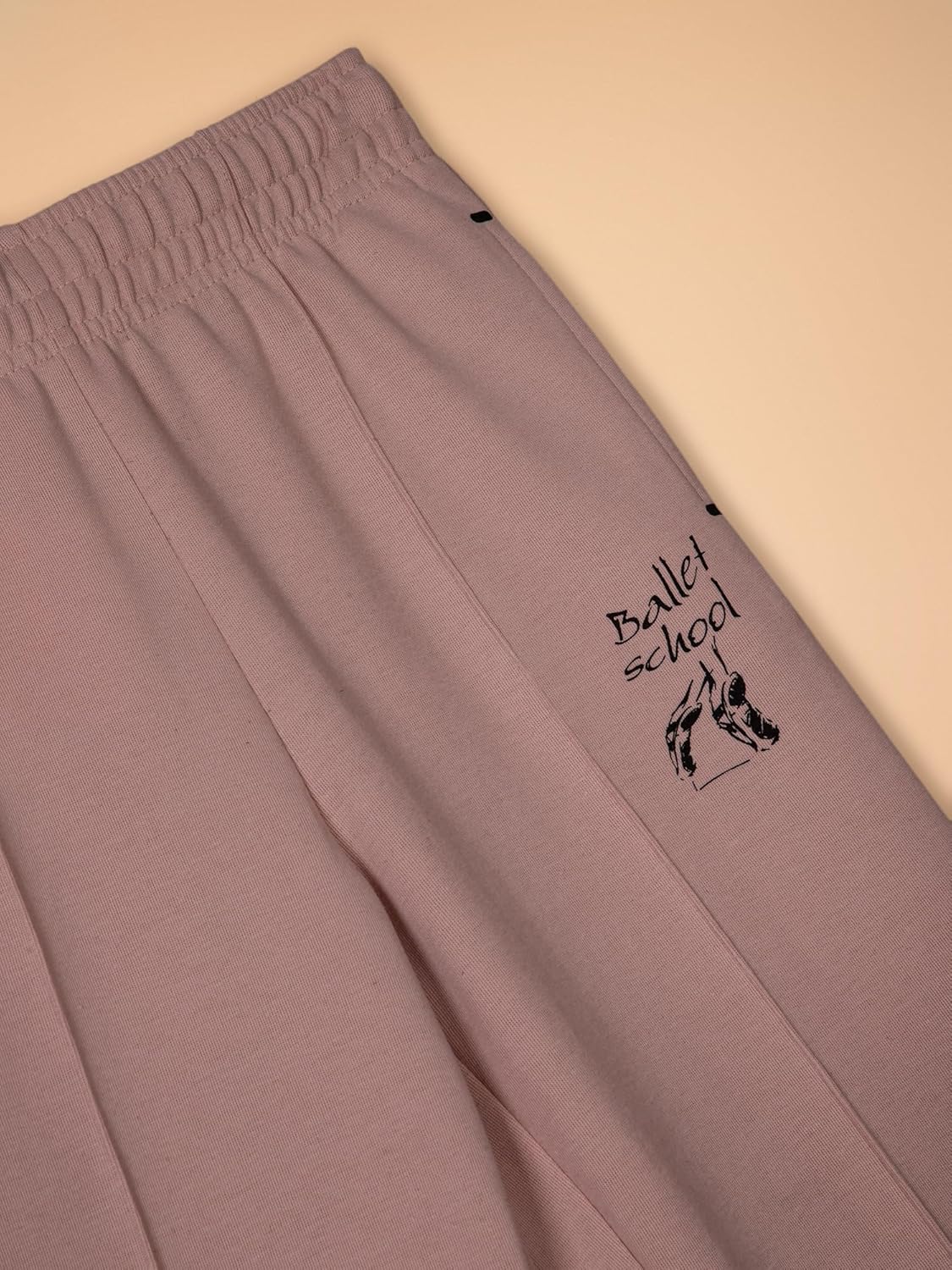 Alan Jones Clothing Solid Girls Wide Legs Trackpant