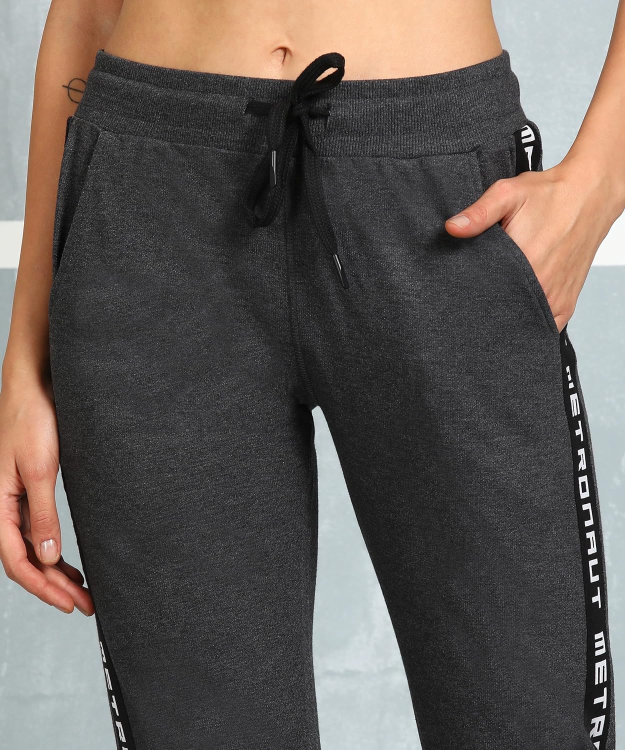 Alan Jones Clothing Women's Solid Slim Fit Joggers Track Pant