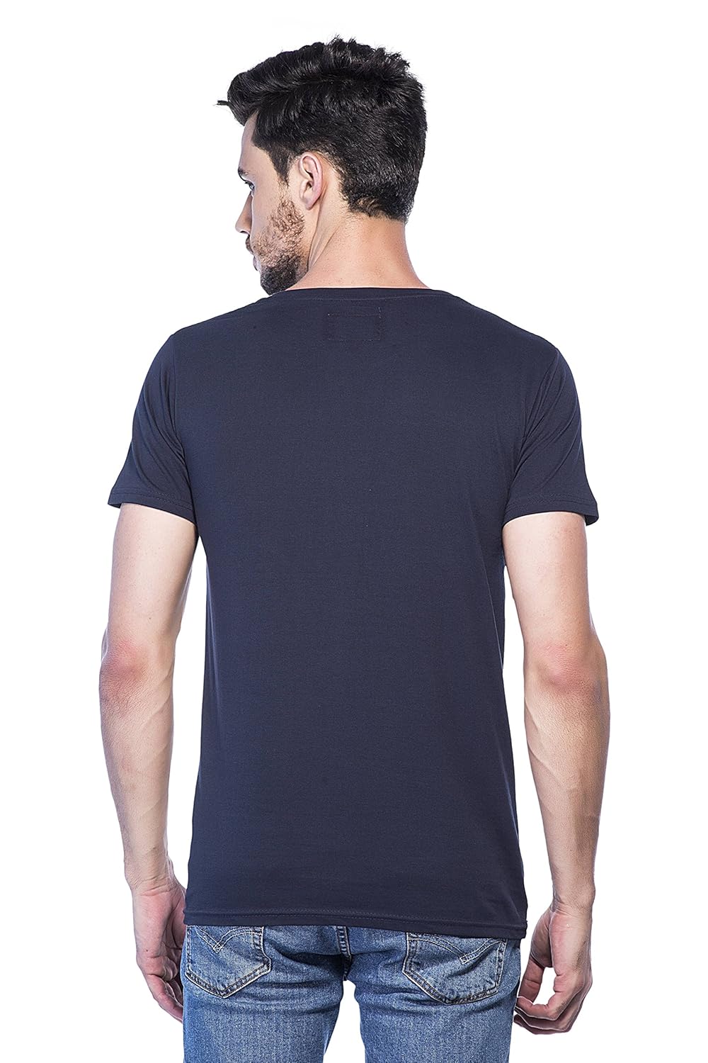 Alan Jones Clothing Men's Slim Fit Striped Cotton T-Shirt-4