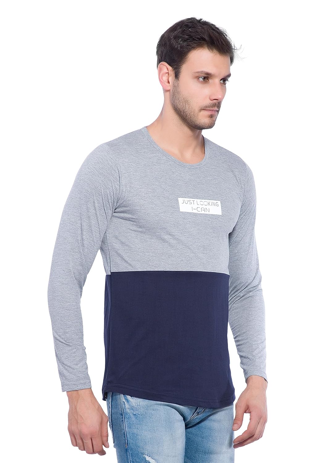 Alan Jones Clothing Alan Jones Men's Cotton Solid Slim Fit T-Shirt-3