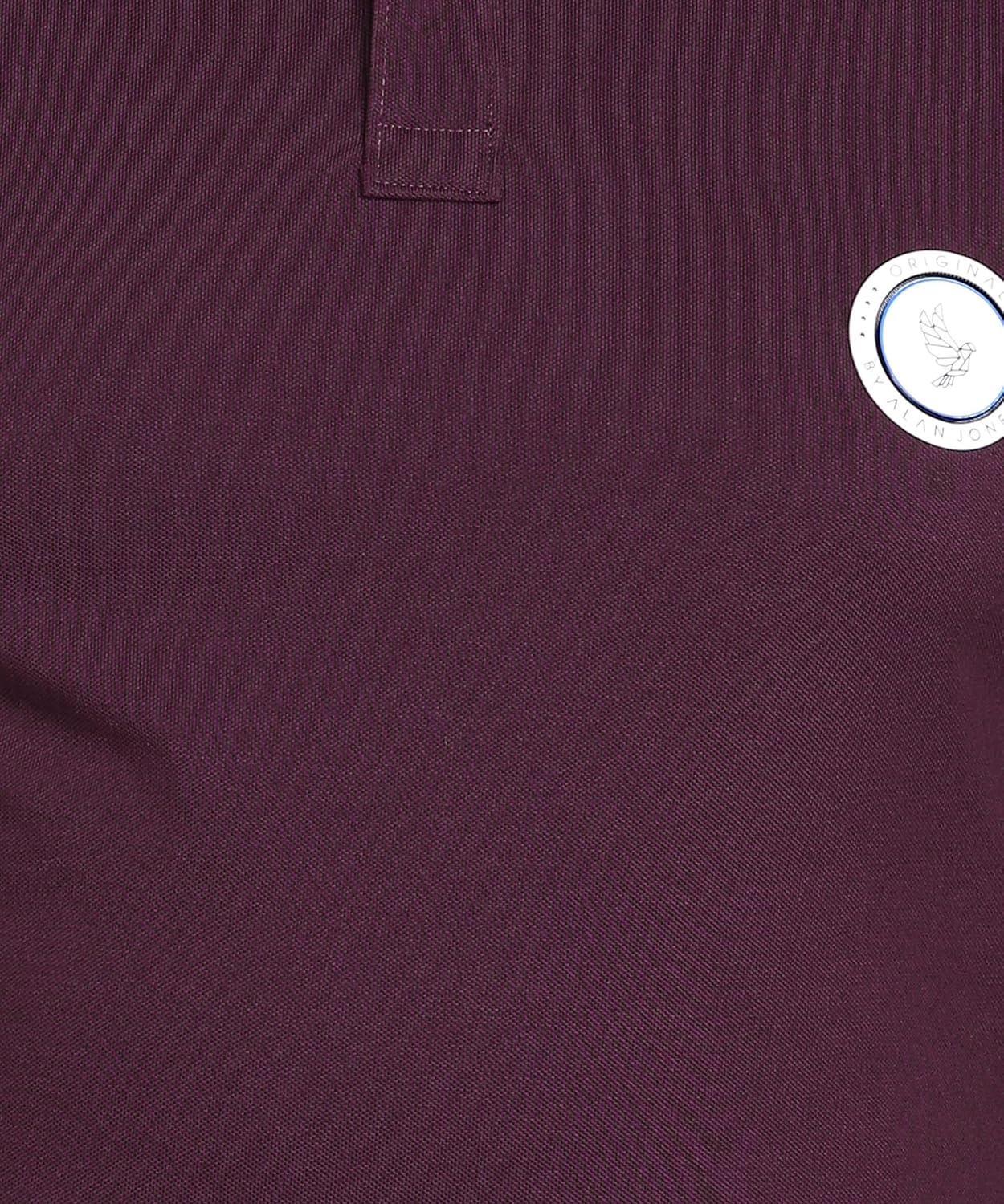 Alan Jones Clothing Colorblock Polo Collar Regular Fit T-Shirt for Plus Size Men-6