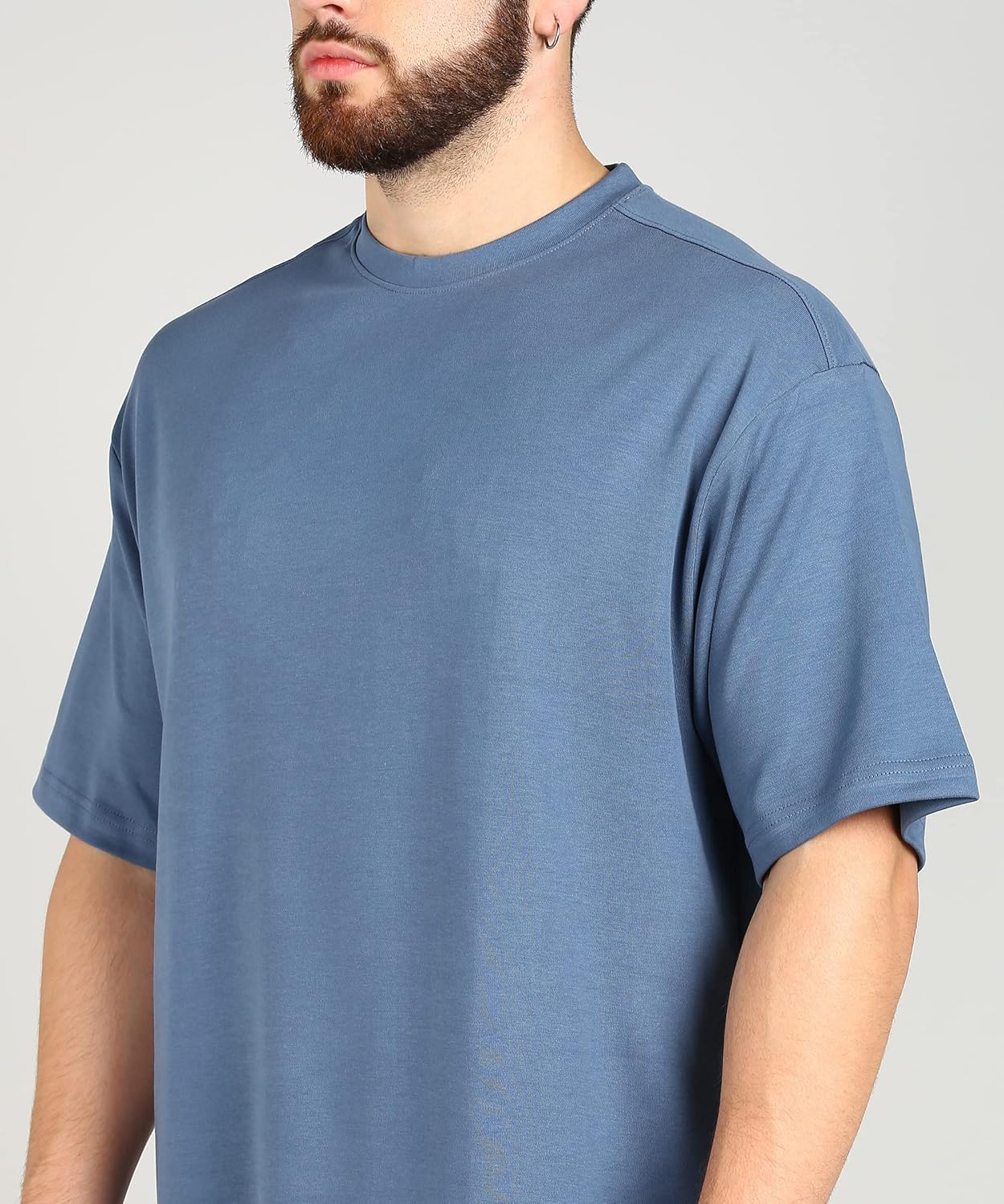 Alan Jones Clothing Men's Printed Premium Heavy Gauge Cotton Oversized T-Shirt-5