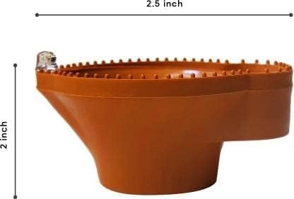 Dipika Enterprises Water Sensor Electric LED Diyas Plastic Flameless & Smokeless LED Diwali Light Diya Warm Tea Ligth Candles for All Festivals,Christmas,Home Decorators |Led Diwali Diya (18)