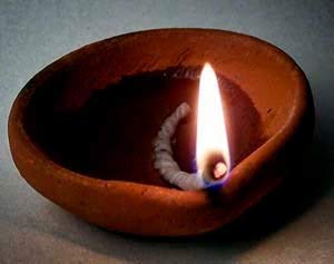 Pure Source India Natural Clay Traditional Diwali Ke Diye | Earthen Clay Diya | Mitti Ka Diva | Diyas for Pooja | Multipurpose Diya | Pooja Items (Set of 24)