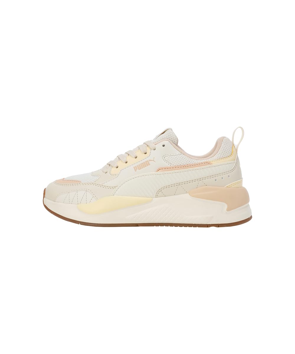Puma Unisex-Adult X-Ray 2 Square Alpine Snow-Frosted Ivory-Cashew Sneaker