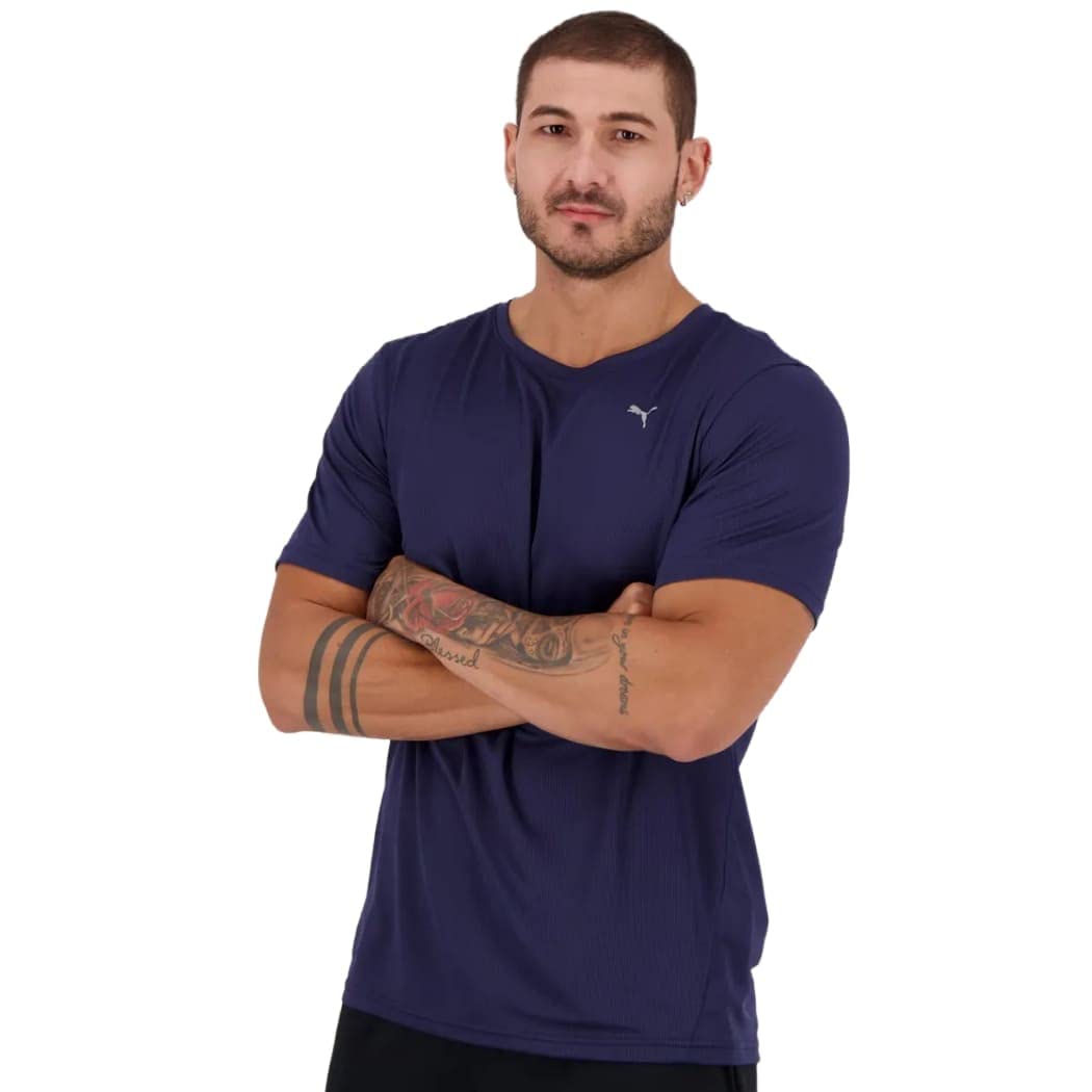 Puma Men's Solid Regular Fit T-Shirt
