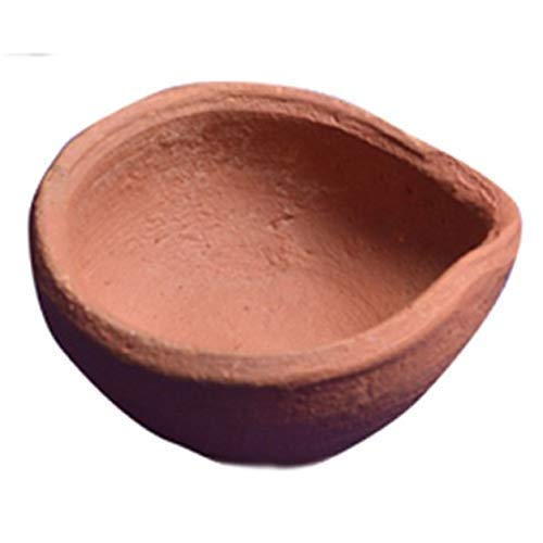 Saudeep India Handmade Diwali Diya | Terracotta/Clay Diya For Puja | Mitti Diya For Diwali Pooja Decoration (Pack of 11)