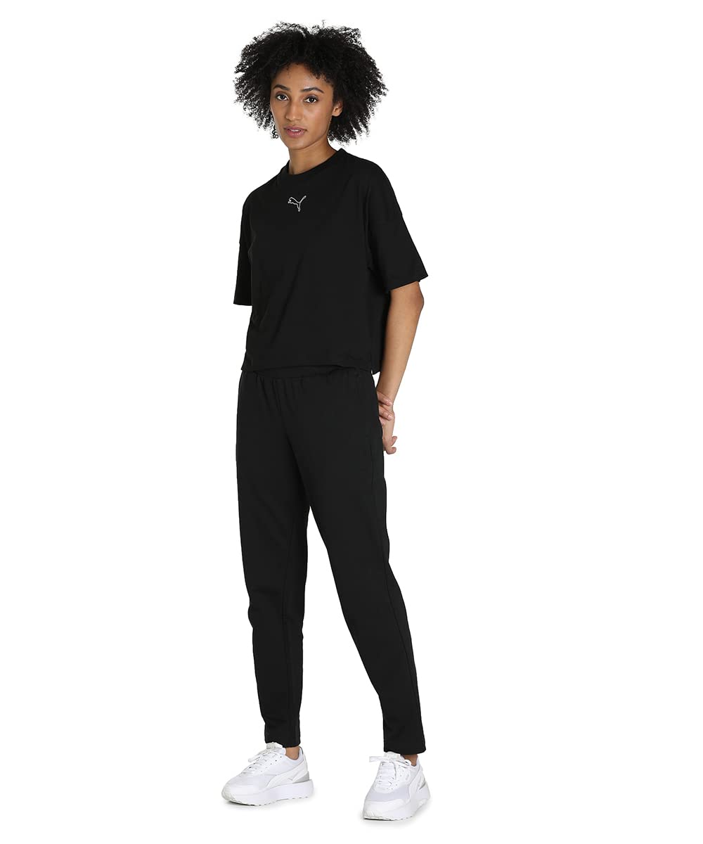 Puma Womens Relaxed Cotton Cropped Tee