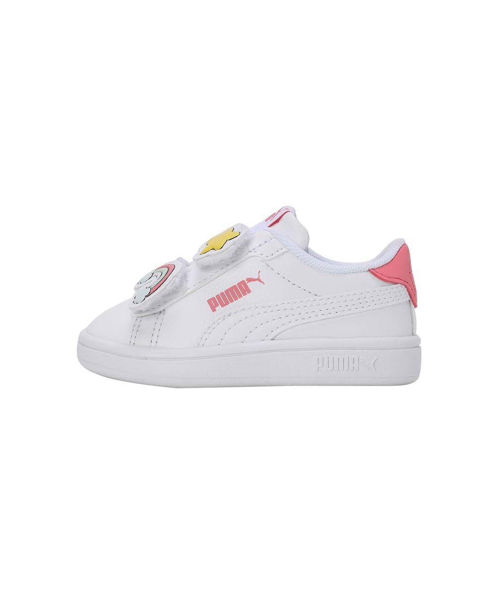 Puma Girls' Smash 3.0 Badges V Inf Sneaker
