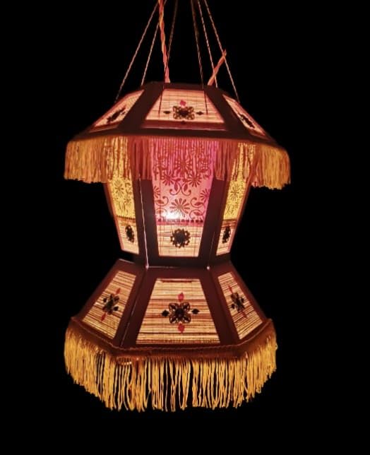 Diwali Lantern -Shatkoni Tulashi Katta - by Infinite Inclinations