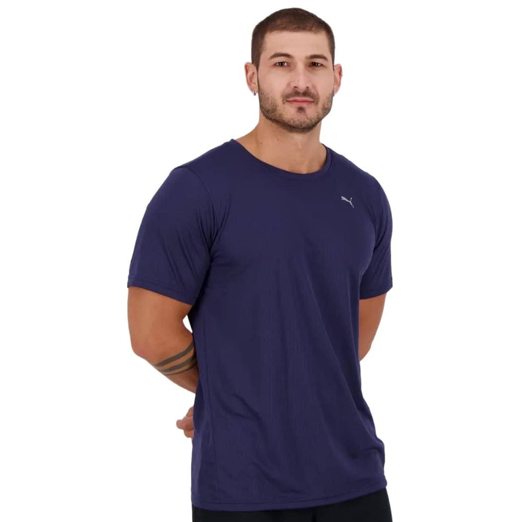 Puma Men's Solid Regular Fit T-Shirt